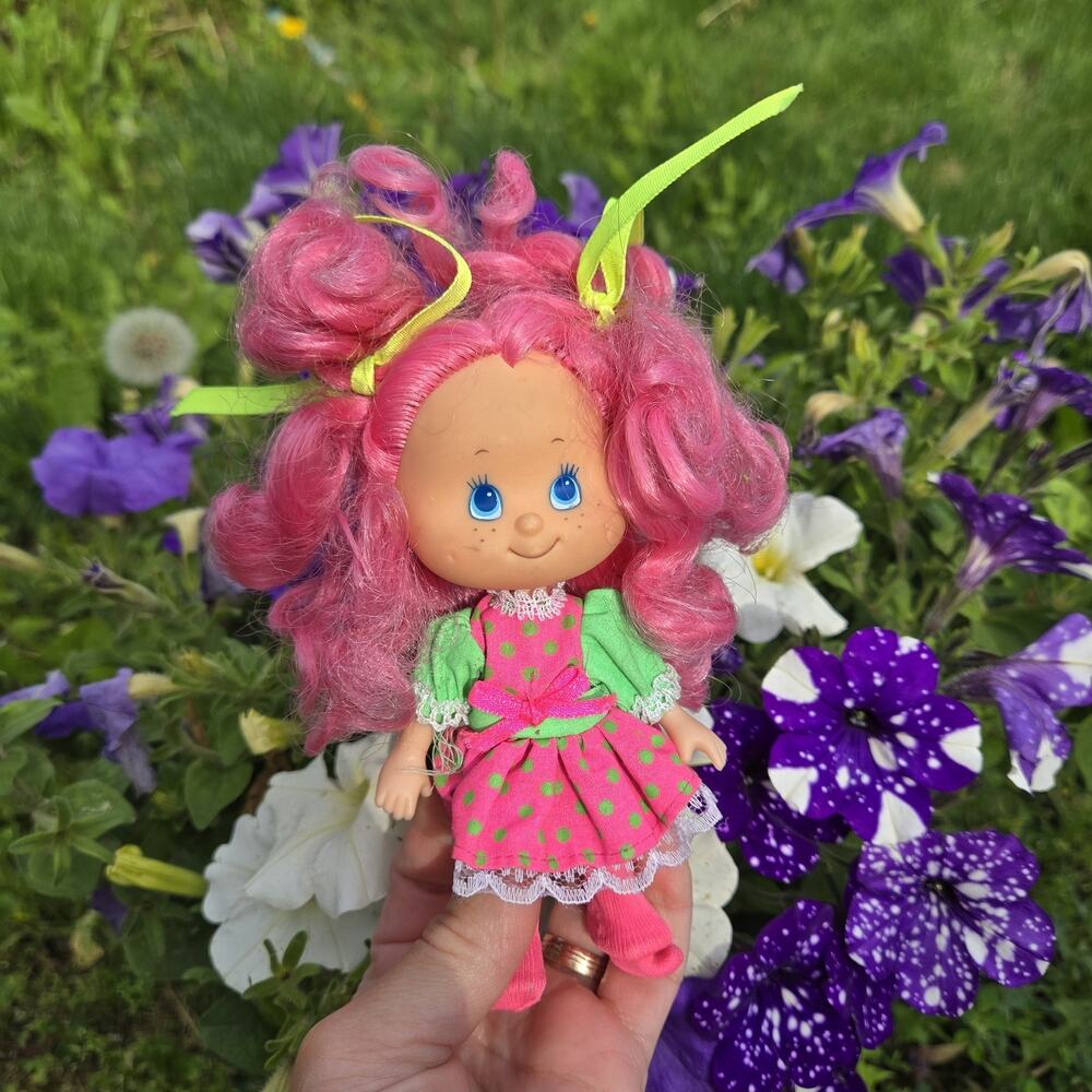 Vintage TNT Sweet Scents‎ Doll Pink Watermelon Pigtails Hair